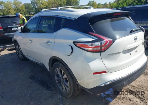 2015 Nissan Murano Sl z USA, uszkodzony, nr VIN 5N1AZ2MHXFN204320